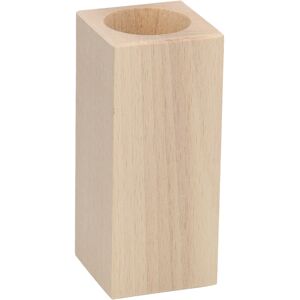 Playwood Waxinelichthouder vierkant beukenhout, 13cm Naturel Playwood Waxinelichthouder vierkant beukenhout, 13cm Naturel