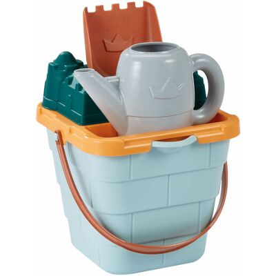 Ecoiffier zandkasteel emmer - 16cm 6dlg. Multi kleuren Ecoiffier zandkasteel emmer - 16cm 6dlg. Multi kleuren