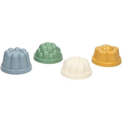 Cavallino pastel zandvormen, 4st. Cavallino pastel zandvormen, 4st.