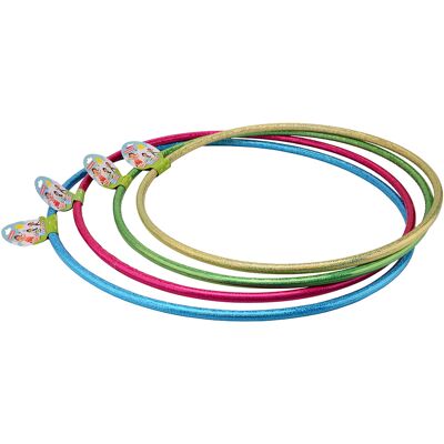 Johntoy Metallic Hoepelset - 4 stuks Regenboog Water Hoops Johntoy Metallic Hoepelset - 4 stuks Regenboog Water Hoops