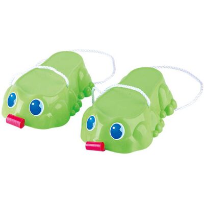 Playgo loopklossen kikker,2dlg. Multi kleuren Playgo loopklossen kikker,2dlg. Multi kleuren