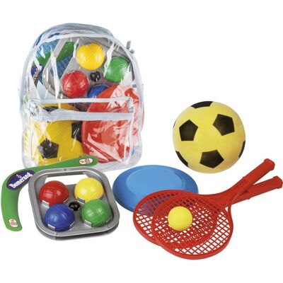 Androni Camping Sportset - Doorzichtige Rugzak - Buitenspeelset Androni Camping Sportset - Doorzichtige Rugzak - Buitenspeelset