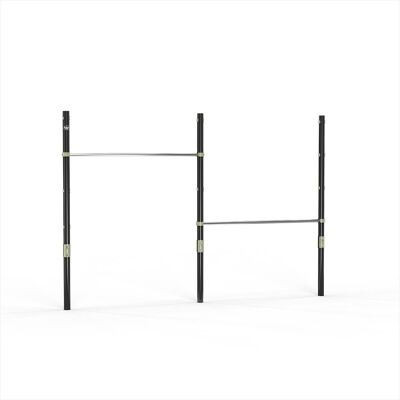 EXIT Toys Exit ivy dubbel duikelrek - duikelstang voor buiten - turnrek kinderen - tuin EXIT Toys Exit ivy dubbel duikelrek - duikelstang voor buiten - turnrek kinderen - tuin