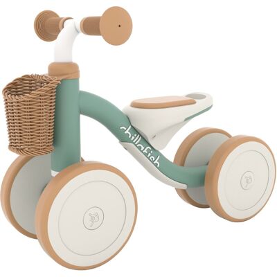 Chillafish loopfiets 1 jaar voor jongens en meisjes met mandje - loopwagen voor peuters tot 3 jaar - groen - lichtgewicht auto met handvat om te dragen - stille anti slip banden voor binnen en buiten - stabiel met 4 wielen - model cruzi Chillafish loopfiets 1 jaar voor jongens en meisjes met mandje - loopwagen voor peuters tot 3 jaar - groen - lichtgewicht auto met handvat om te dragen - stille anti slip banden voor binnen en buiten - stabiel met 4 wielen - model cruzi