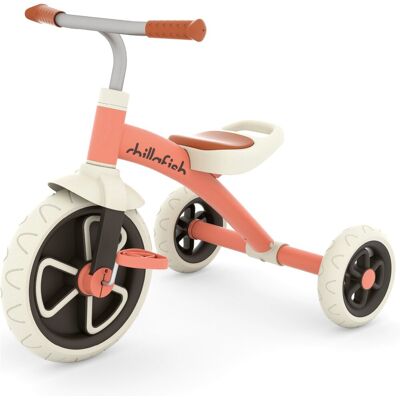 Chillafish driewieler 1 jaar voor meisjes met anti slip pedalen - retro loopfiets voor peuters tot 5 jaar - roze - lichtgewicht en stabiel met draaghandvat - stille anti slip banden voor binnen en buiten - model ziggi Chillafish driewieler 1 jaar voor meisjes met anti slip pedalen - retro loopfiets voor peuters tot 5 jaar - roze - lichtgewicht en stabiel met draaghandvat - stille anti slip banden voor binnen en buiten - model ziggi