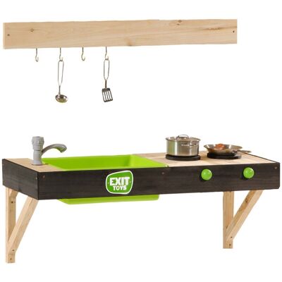 EXIT Toys Exit yummy 50 houten buitenkeuken - modderkeuken - speelkeuken voor buiten - kinderen - fsc hout EXIT Toys Exit yummy 50 houten buitenkeuken - modderkeuken - speelkeuken voor buiten - kinderen - fsc hout
