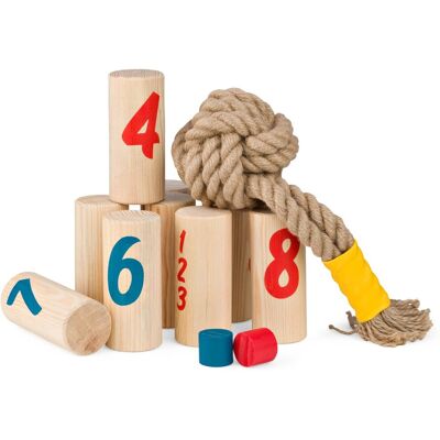 BS Toys - knapsack werpspel - behendigheidsspel voor buiten - vanaf 8 jaar - buitenspeelgoed - familiespel - houten speelgoed - buitenspel Multi kleuren BS Toys - knapsack werpspel - behendigheidsspel voor buiten - vanaf 8 jaar - buitenspeelgoed - familiespel - houten speelgoed - buitenspel Multi kleuren