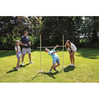 OUTDOOR PLAY limbo spel fsc houten kinderspel tuinfeest. OUTDOOR PLAY limbo spel fsc houten kinderspel tuinfeest.