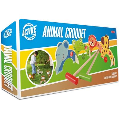 Tactic Houten dieren croquet set Tactic Houten dieren croquet set