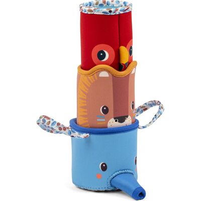 Lilliputiens - stapelbekers met waterstralen - jack de leeuw Lilliputiens - stapelbekers met waterstralen - jack de leeuw