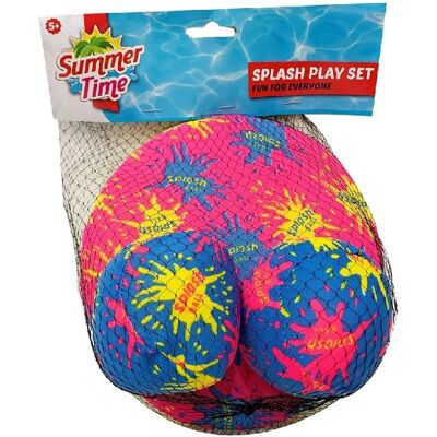 Summertime splash ballen en frisbee 3-delig Summertime splash ballen en frisbee 3-delig