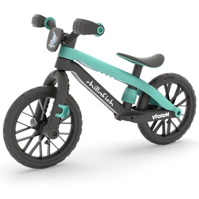 Chillafish loopfiets 2 jaar met moto geluid - blauw groen - lichtgewicht loopfiets jongens en meisjes tot 5 jaar met voetsteun, voetrem en verstelbaar zadel - met 12" rubberskin banden voor extra grip - geen batterijen nodig - model bmxie vroom Chillafish loopfiets 2 jaar met moto geluid - blauw groen - lichtgewicht loopfiets jongens en meisjes tot 5 jaar met voetsteun, voetrem en verstelbaar zadel - met 12" rubberskin banden voor extra grip - geen batterijen nodig - model bmxie vroom