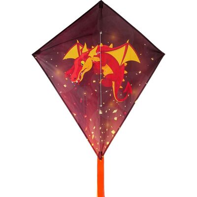 Dragon Fly diamantvlieger - draak - rood/zwart Dragon Fly diamantvlieger - draak - rood/zwart