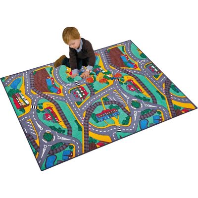 Alltoys Paradiso Speelmat - Wegen, Gebouwen, 95x133cm Alltoys Paradiso Speelmat - Wegen, Gebouwen, 95x133cm