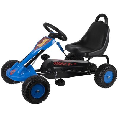 Eddy Toys skelter go-kart voor kinderen - trapauto - pedaalaandrijving - handrem & stevig metalen frame Eddy Toys skelter go-kart voor kinderen - trapauto - pedaalaandrijving - handrem & stevig metalen frame