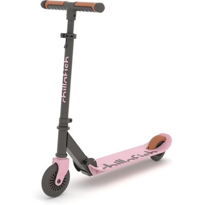 Chillafish kinderstep jongen en meisje vanaf 5 jaar met voetrem - licht roze - step met verstelbaar stuur - opvouwbaar en lichtgewicht met abec-5 wielen - model flexxi Chillafish kinderstep jongen en meisje vanaf 5 jaar met voetrem - licht roze - step met verstelbaar stuur - opvouwbaar en lichtgewicht met abec-5 wielen - model flexxi