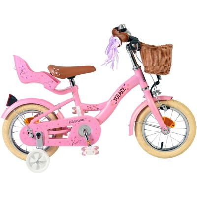 Volare blossom kinderfiets - meisjes - 12 inch - roze Volare blossom kinderfiets - meisjes - 12 inch - roze