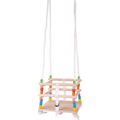 BIGJIGS Houten peuterschommel - - schommel hout BIGJIGS Houten peuterschommel - - schommel hout