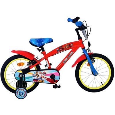 Volare Paw patrol kinderfiets - jongens - 16 inch - rood - twee handremmen Volare Paw patrol kinderfiets - jongens - 16 inch - rood - twee handremmen