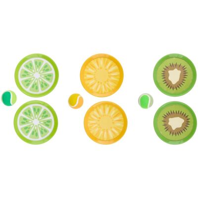 Eddy Toys Catch ball set fruit 3pcs Eddy Toys Catch ball set fruit 3pcs