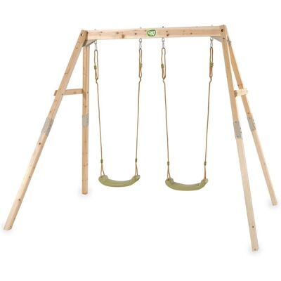EXIT Toys Exit silvi dubbele houten schommel - schommeltoestel voor buiten - kinderen EXIT Toys Exit silvi dubbele houten schommel - schommeltoestel voor buiten - kinderen