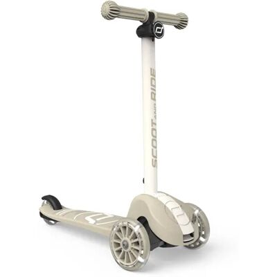 Scoot & Ride highwaykick 3s - kinderstep - led-wielen, 3 wielen en 2-voudige besturing - 3+ jaar (96-130 cm), max 50 kg - pu wielen 120/80 mm, ash Scoot & Ride highwaykick 3s - kinderstep - led-wielen, 3 wielen en 2-voudige besturing - 3+ jaar (96-130 cm), max 50 kg - pu wielen 120/80 mm, ash