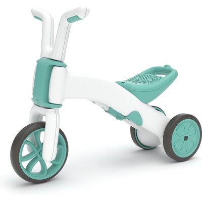 Chillafish loopfiets 1 jaar voor jongens en meisjes - driewieler loopfiets verstelbaar naar 2 wieler - groen blauw - lichtgewicht met verstelbare zitting - stille anti slip banden voor binnen en buiten - model bunzi Chillafish loopfiets 1 jaar voor jongens en meisjes - driewieler loopfiets verstelbaar naar 2 wieler - groen blauw - lichtgewicht met verstelbare zitting - stille anti slip banden voor binnen en buiten - model bunzi