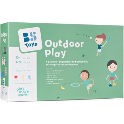 BS Toys Bs toys outdoor play spelbundel - 8 actieve buiten- en binnen spellen voor kinderen Multi kleuren BS Toys Bs toys outdoor play spelbundel - 8 actieve buiten- en binnen spellen voor kinderen Multi kleuren