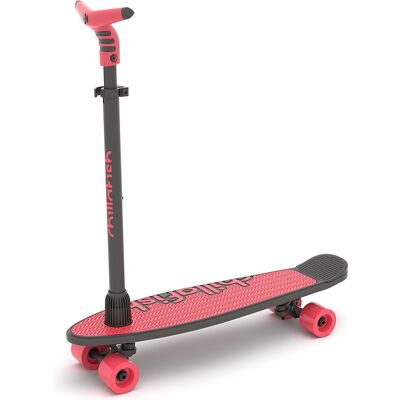 Chillafish skateboard en step 2-in-1 - kinderstep omvormbaar naar skateboard - coraal roze - jongens en meisjes 3 jaar en ouder - verstelbaar stuur - model skatieskootie 2 Chillafish skateboard en step 2-in-1 - kinderstep omvormbaar naar skateboard - coraal roze - jongens en meisjes 3 jaar en ouder - verstelbaar stuur - model skatieskootie 2