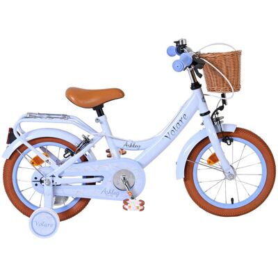 Volare ashley kinderfiets - meisjes - 14 inch - pastel blauw - twee handremmen blauw Volare ashley kinderfiets - meisjes - 14 inch - pastel blauw - twee handremmen blauw