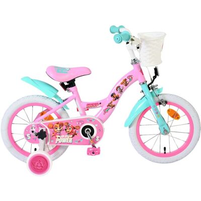 Volare Paw patrol kinderfiets - meisjes - 14 inch - roze Volare Paw patrol kinderfiets - meisjes - 14 inch - roze