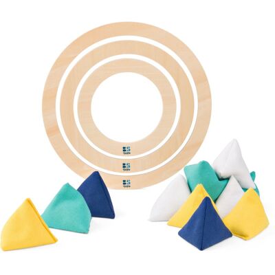BS Toys - trigo - buitenspel - ringwerpspel van fsc hout en stof - vanaf 6 jaar Multi kleuren BS Toys - trigo - buitenspel - ringwerpspel van fsc hout en stof - vanaf 6 jaar Multi kleuren