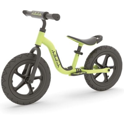 Chillafish loopfiets 2 jaar - lichtgewicht met verstelbaar zadel en stuur - groen - loopfiets voor jongens tot 5 jaar met voetsteun, handvat om te dragen en 12" rubberskin anti lek banden - model charlie sport Chillafish loopfiets 2 jaar - lichtgewicht met verstelbaar zadel en stuur - groen - loopfiets voor jongens tot 5 jaar met voetsteun, handvat om te dragen en 12" rubberskin anti lek banden - model charlie sport