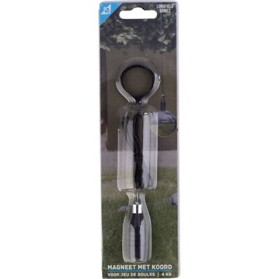Engelhart Jeu de boules magneet met koord - boules lifter tot 4 kg - pétanque boule opraper - longfield Engelhart Jeu de boules magneet met koord - boules lifter tot 4 kg - pétanque boule opraper - longfield