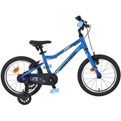 Volare venom kinderfiets - jongens - 16 inch - blauw - twee handremmen Volare venom kinderfiets - jongens - 16 inch - blauw - twee handremmen
