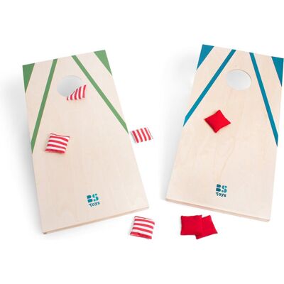 BS Toys - pittenzak werpen - cornhole set - fsc hout - geschikt vanaf 6 jaar BS Toys - pittenzak werpen - cornhole set - fsc hout - geschikt vanaf 6 jaar