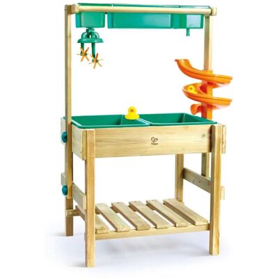 Hape outdoor zand-, modder- en waterspeeltafel e5600 - verstelbaar, fsc-hout, vanaf 3 jaar Hape outdoor zand-, modder- en waterspeeltafel e5600 - verstelbaar, fsc-hout, vanaf 3 jaar