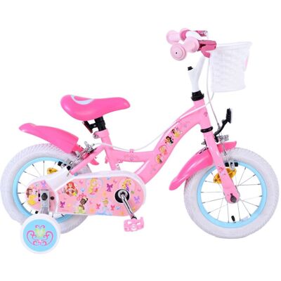 Volare Magic royals kinderfiets - meisjes - 12 inch - roze - twee handremmen Volare Magic royals kinderfiets - meisjes - 12 inch - roze - twee handremmen
