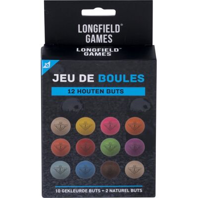 Engelhart Jeu de boules houten buts set - 24 stuks fluor & naturel - ø30 mm - pétanque - longfield Multi kleuren Engelhart Jeu de boules houten buts set - 24 stuks fluor & naturel - ø30 mm - pétanque - longfield Multi kleuren