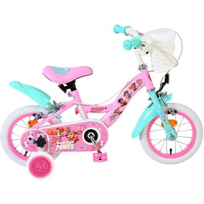 Volare Paw patrol kinderfiets - meisjes - 12 inch - roze - twee handremmen Volare Paw patrol kinderfiets - meisjes - 12 inch - roze - twee handremmen