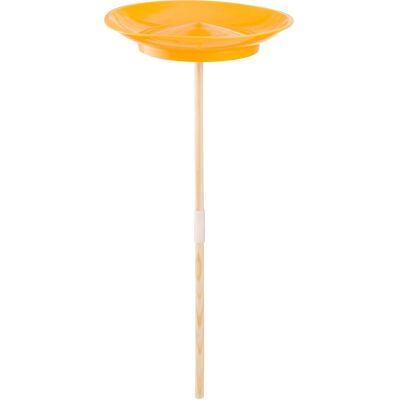 BS Toys - jongleerbord geel met houten stokje - circusbordje - actief spel - fsc hout - 8+ jaar BS Toys - jongleerbord geel met houten stokje - circusbordje - actief spel - fsc hout - 8+ jaar
