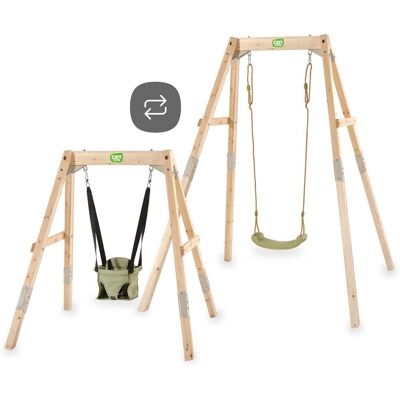 EXIT Toys Exit silvi houten meegroeischommel - schommeltoestel voor buiten - kinderen EXIT Toys Exit silvi houten meegroeischommel - schommeltoestel voor buiten - kinderen