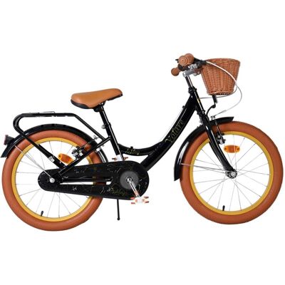 Volare ashley kinderfiets - meisjes - 18 inch - zwart - twee handremmen zwart Volare ashley kinderfiets - meisjes - 18 inch - zwart - twee handremmen zwart