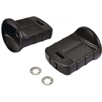 Rolly Toys -2 losse zwarte trappers met borg ringen Rolly Toys -2 losse zwarte trappers met borg ringen