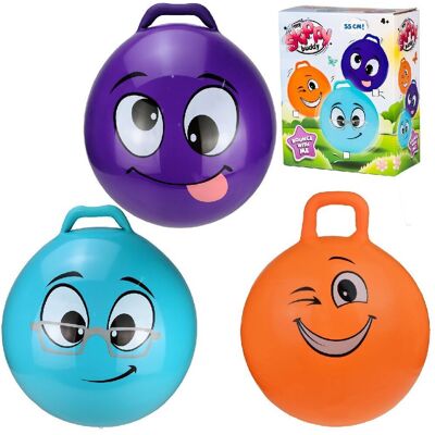 Basic Skippy buddy skippybal 55cm assorti Basic Skippy buddy skippybal 55cm assorti