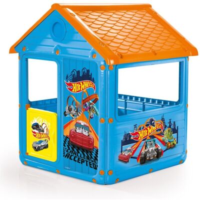 Dolu hot wheels speelhuis 125x100x104 cm blauw/oranje Dolu hot wheels speelhuis 125x100x104 cm blauw/oranje