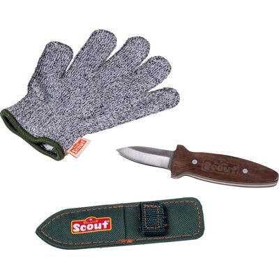 Happy People Scout Carving Set met Handschoenen - Kinderknutselset Happy People Scout Carving Set met Handschoenen - Kinderknutselset