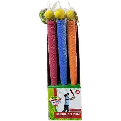 Summertime foam honkbal set assorti Summertime foam honkbal set assorti