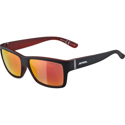 Alpina sports bril kacey zwart/rood Rood Alpina sports bril kacey zwart/rood Rood