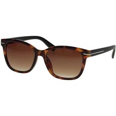Spectrum zonnebril vierkant tortoise/ mat zwart dames Spectrum zonnebril vierkant tortoise/ mat zwart dames